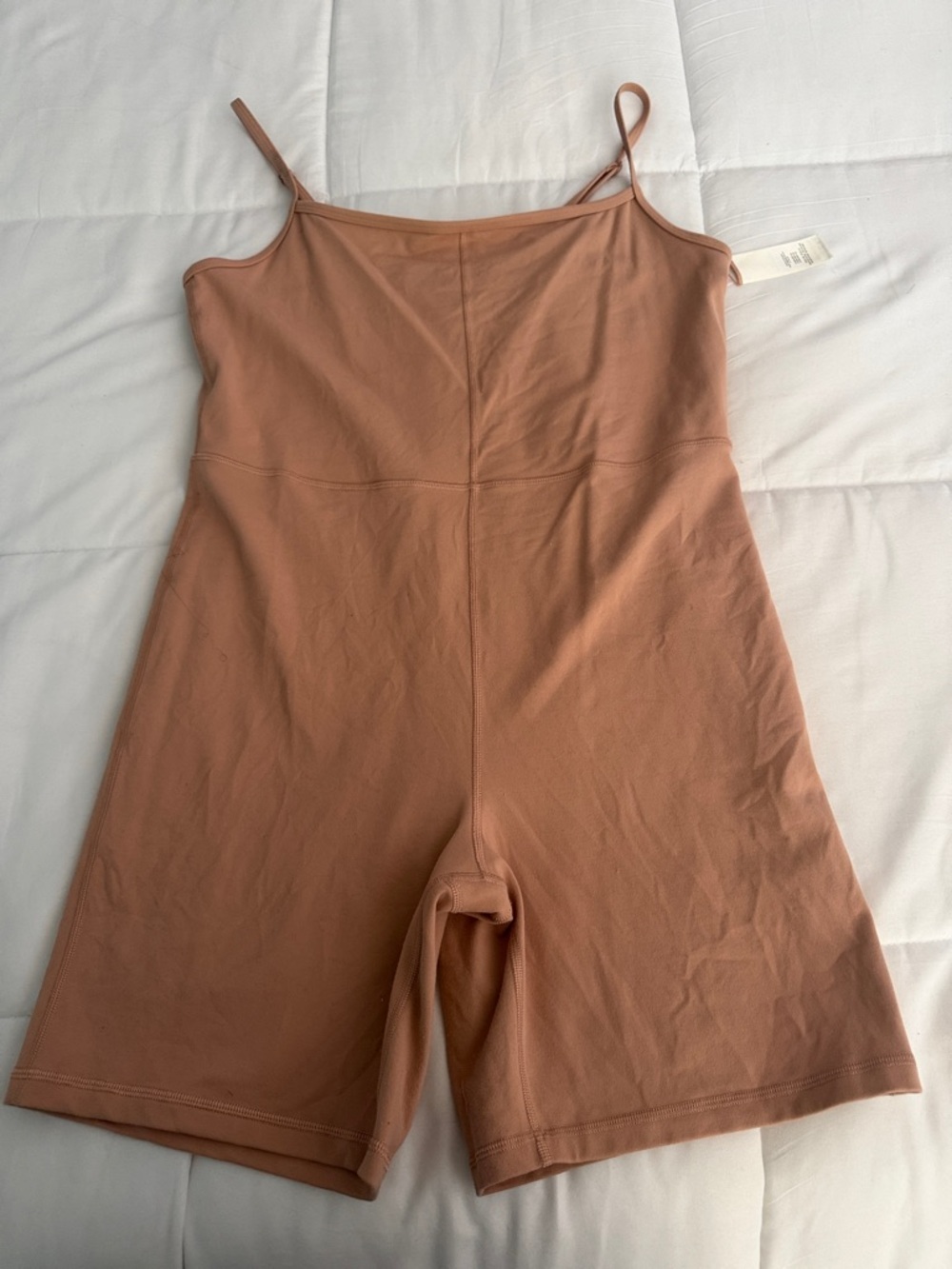 Wilfred Rusty Rose Spaghetti-Strap Jumpsuit Romper